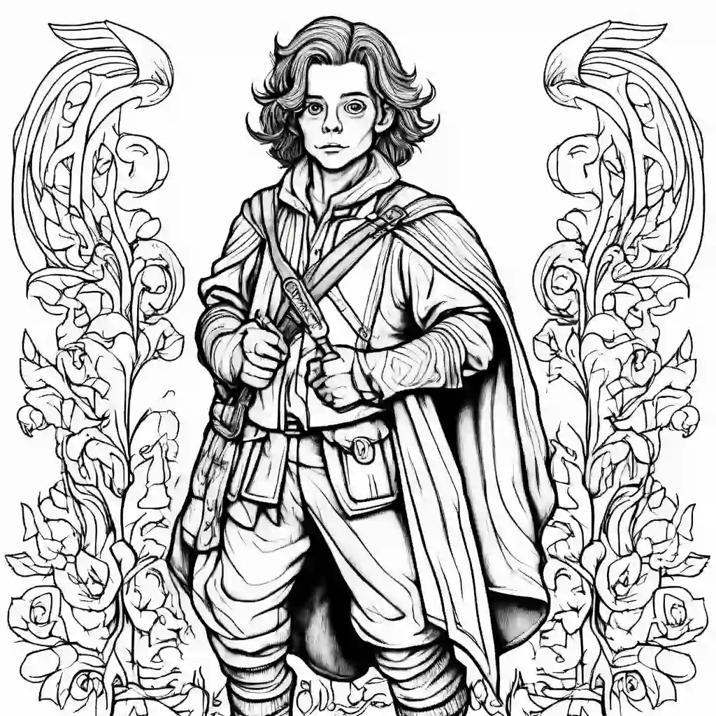 Tom, Tom, the Piper's Son coloring pages